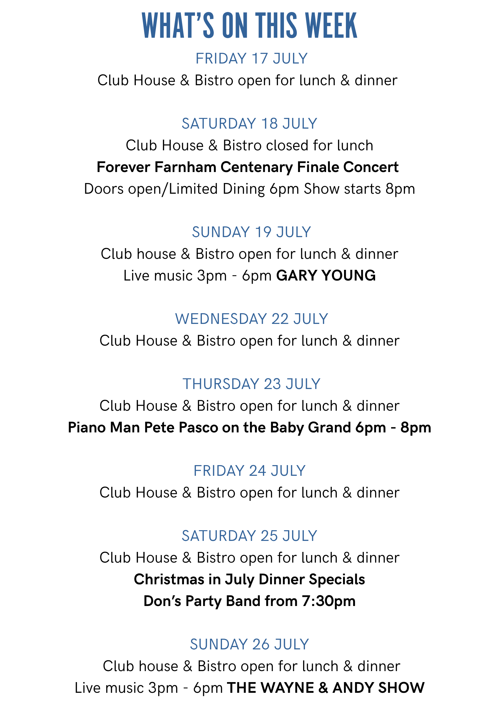 LIVE MUSIC